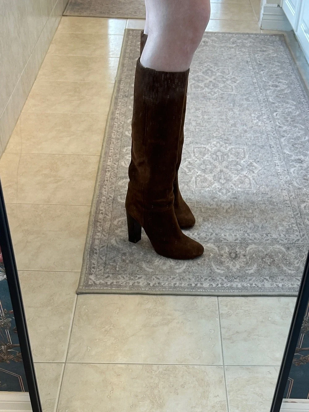 J. Crew Brown Suede Knee Boots